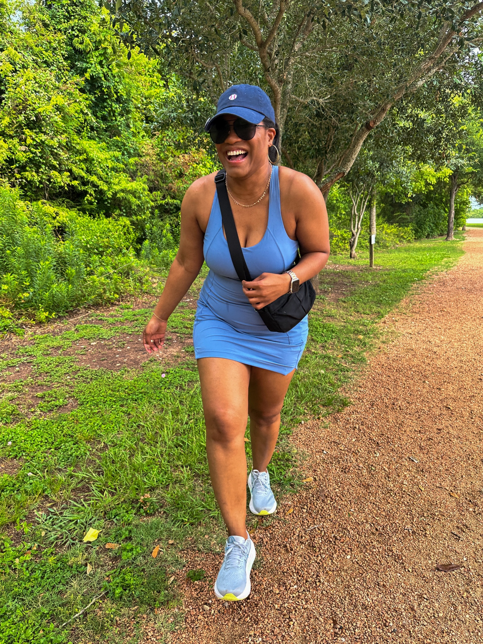 Is it just me, or do you also get a 5,6,7,8 before you start taking pics?! Just me? Okay cool. This is my everyday attire these days: athletic dress, sneakers and baseball cap. Tagged some similar dresses I also have that you can shop. 

#LTKFindsUnder100 #LTKMidsize #LTKFitness