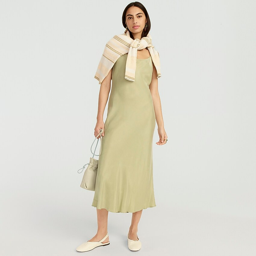 Gwyneth cupro slip dress | J. Crew US