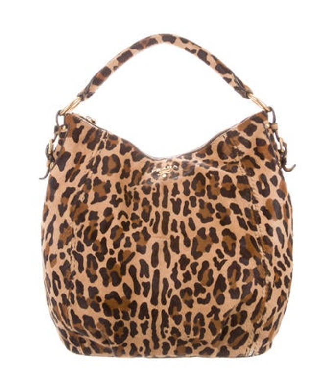 Prada Cavallino Leopard Hobo Tan Prada Cavallino Leopard Hobo | The RealReal