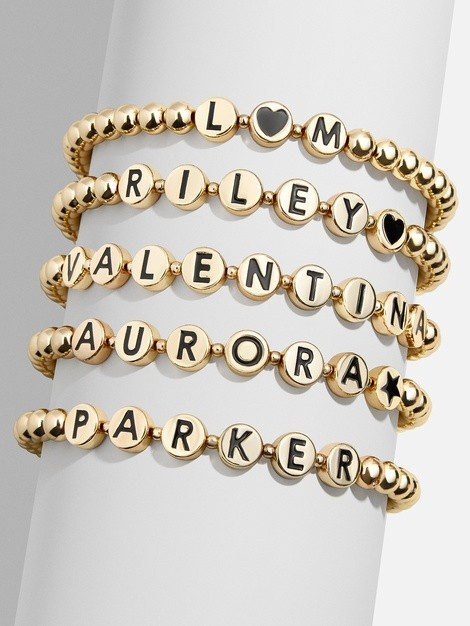 Custom Black Disc Pisa Bracelet | BaubleBar (US)