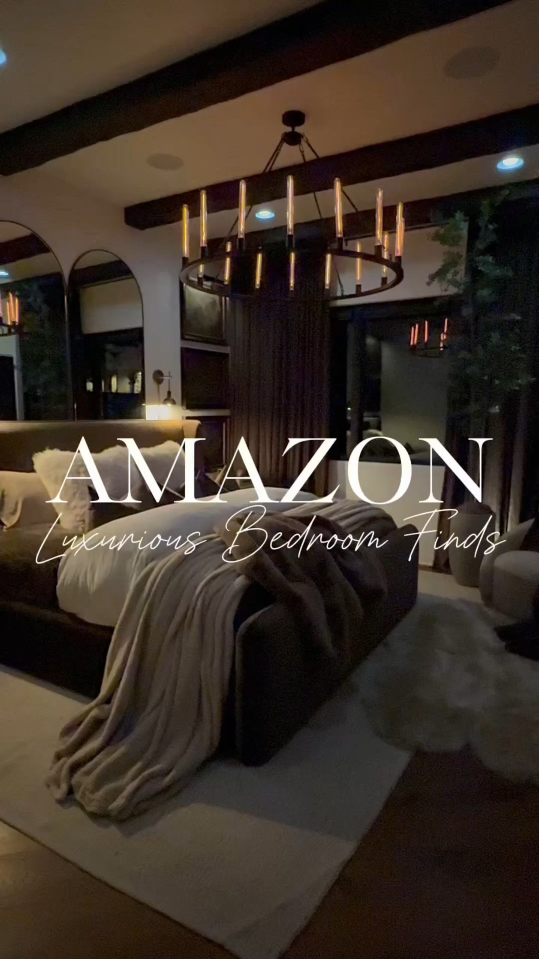Transform your bedroom into a luxurious retreat with these must-have Amazon finds. ✨

- Cozy Faux Fur Throw Blanket
- Elegant Blackout Velvet Curtains
- Stylish Plugin Wall Sconces
- Plush Faux Fur Rug
- Chic Leather Storage Boxes
- Mini Tabletop Fire-pit
- Velvet Lumbar Pillows 16x24

#AmazonHomeDecor #LuxuryBedroom #HomeInspiration #InteriorDesign #BedroomMakeover #LuxuryHomeDecor #BedroomEssentials #CozyHomeVibes

#LTKHome #LTKU #LTKStyleTip