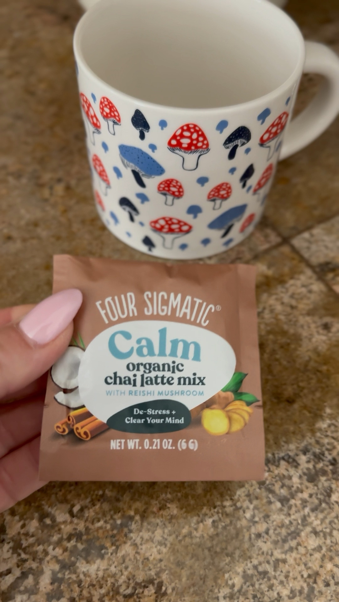 As you know I’ve touched a little on here over the last few weeks about trying to find ways to naturally help my body deal with stress and anxiety. As a mom, life can get hectic and I recently stumbled upon @foursigmatic at my local Sprouts 🌱 and immediately fell in love!! They have tons of drink options to choose from. The chai latte is currently my favorite!! ❤️ 🍄
.
.
#foursigmaticmushrooms #foursigmaticmushroomcoffee #foursigmaticcoffee #calmingvibes #momlife #destressing #anxietyrelief #anxietyawareness #healthylifestyle #healthybevarage 

#LTKfitness #LTKVideo
