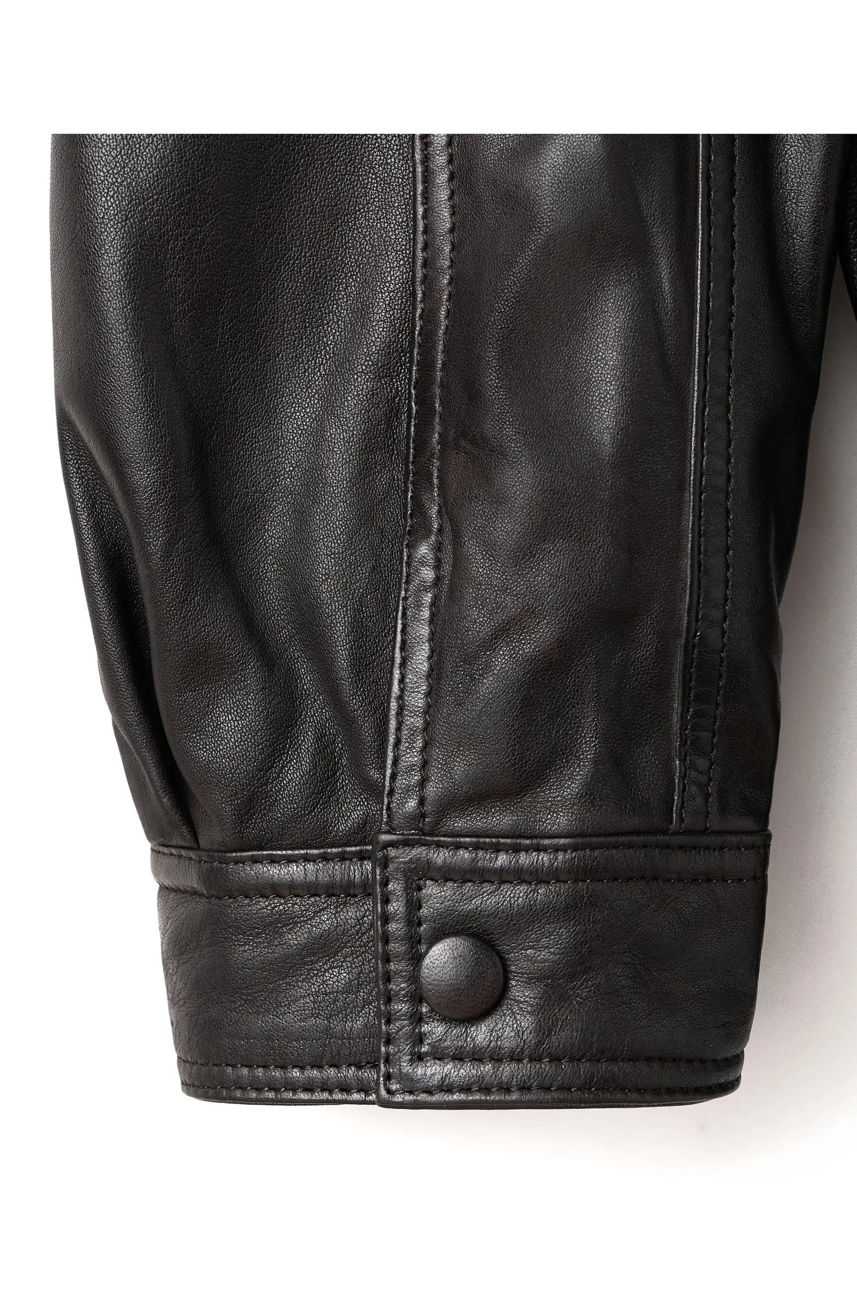 London Oversize Leather Jacket | Nordstrom
