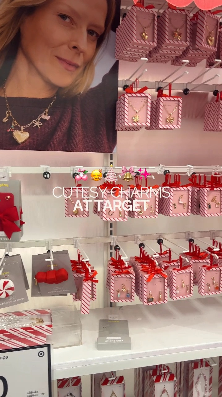Obsessed with these adorable charms and accessories from A New Day at Target! 💖 From necklaces to purse chains, these are the perfect little details to elevate your look (and they’re only $10!).✨ Great for stocking stuffers or to give with a gift card! Tap the link in bio to shop or head to my LTK for more details! 

#targetfinds #anewday #affordableaccessories

#LTKWatchNow #LTKCyberWeek #LTKGiftGuide