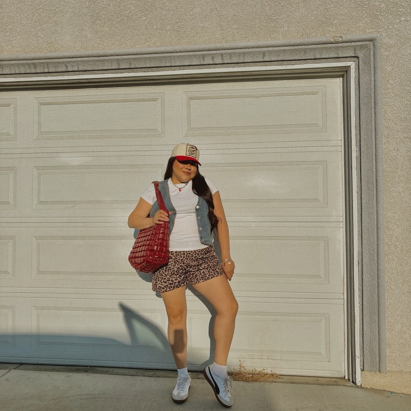 My purse I got it at Tj maxx and my hat is from my small business @ochoraicesbrand 
Custom trucker hat ❤️🐆✨

#LTKFallSale #LTKMidsize #LTKItBag