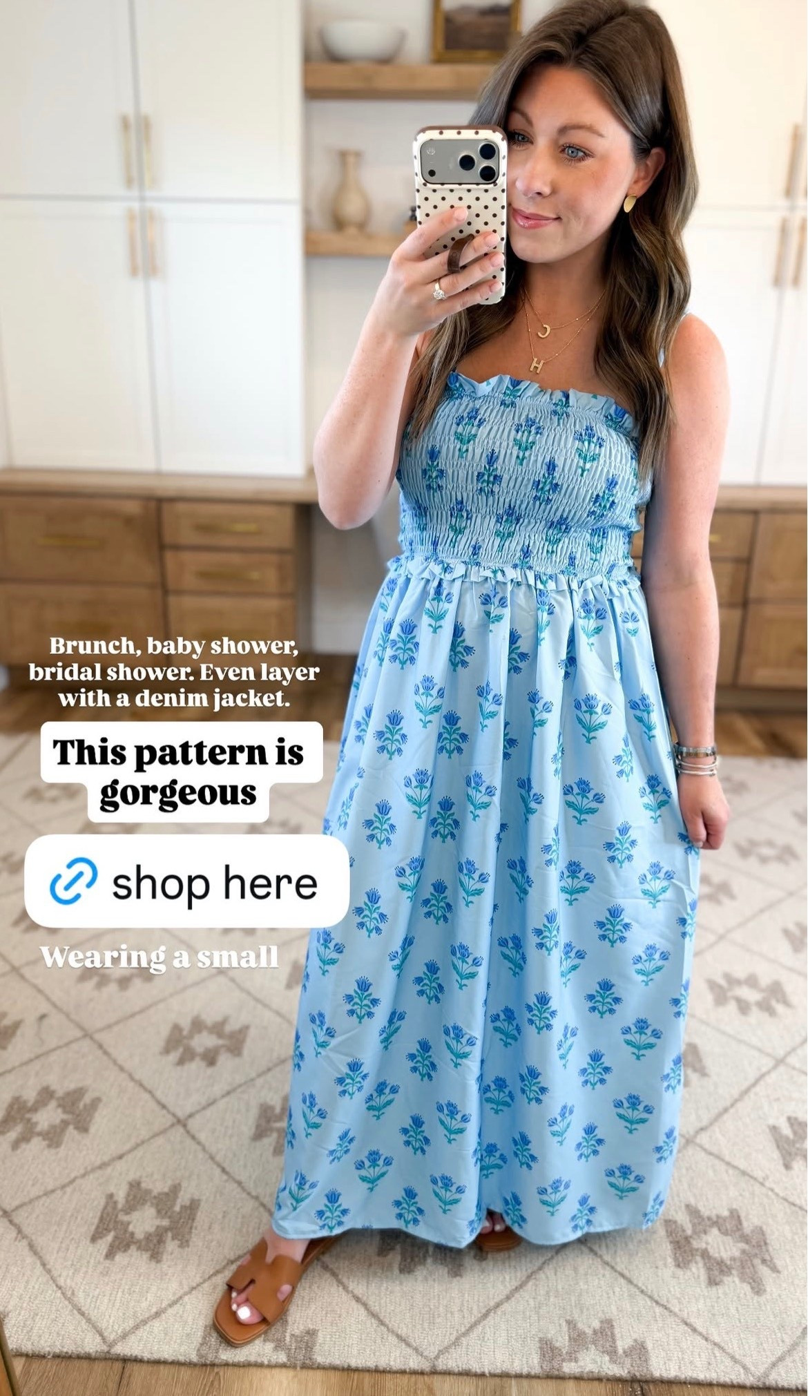 The pattern on this dress is gorgeous and perfect for spring events! 

#LTKdayinmylife #LTKootd #LTKSeasonal