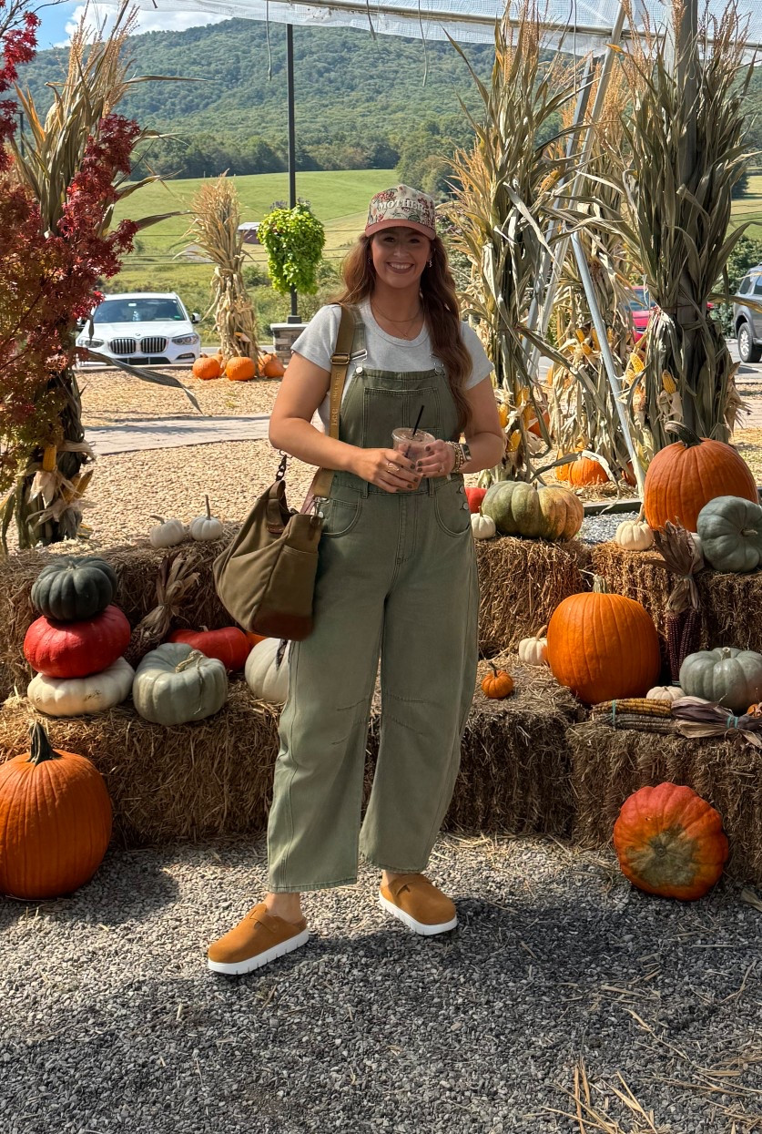 Amazon Barrel Leg Overalls for a major Fall WIN 😍😮‍💨

#LTKFallSale #LTKSeasonal #LTKFindsUnder50