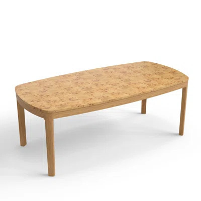 Adden Burl Wood 82" Dining Table | Wayfair North America