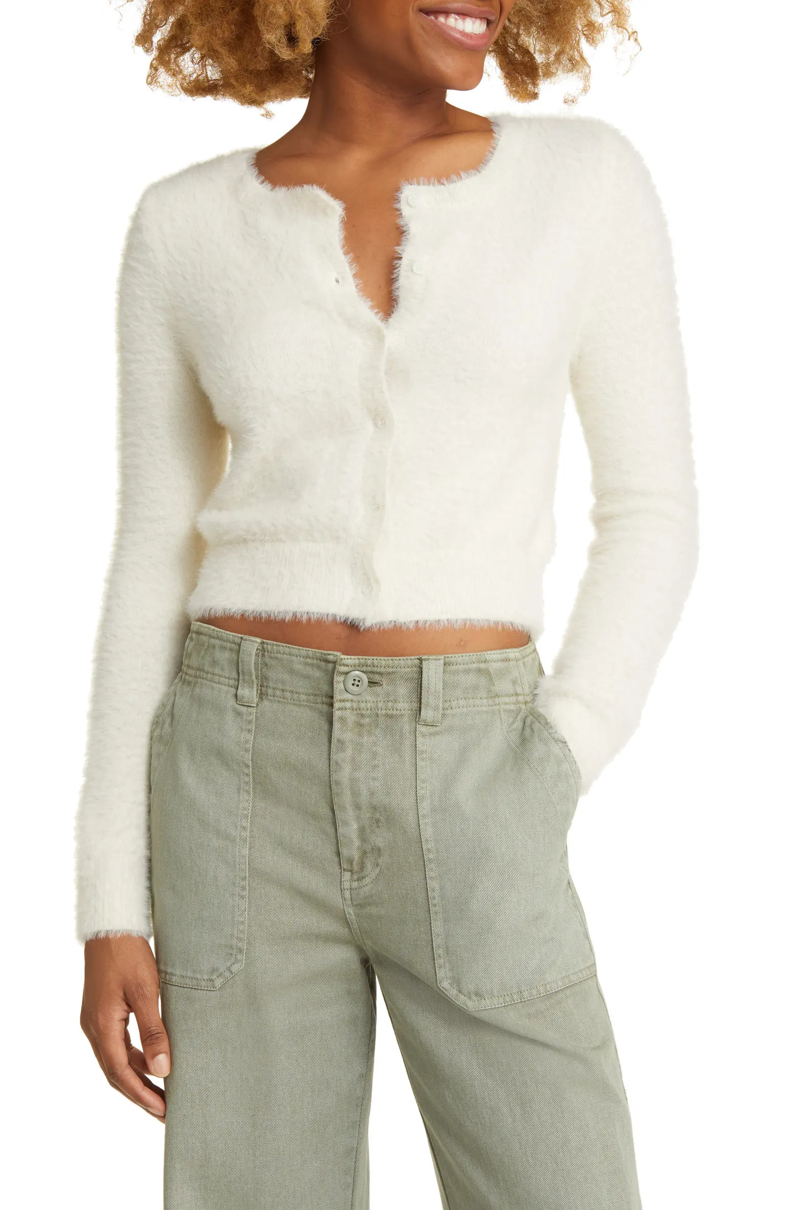 Cozy Eyelash Cardigan | Nordstrom