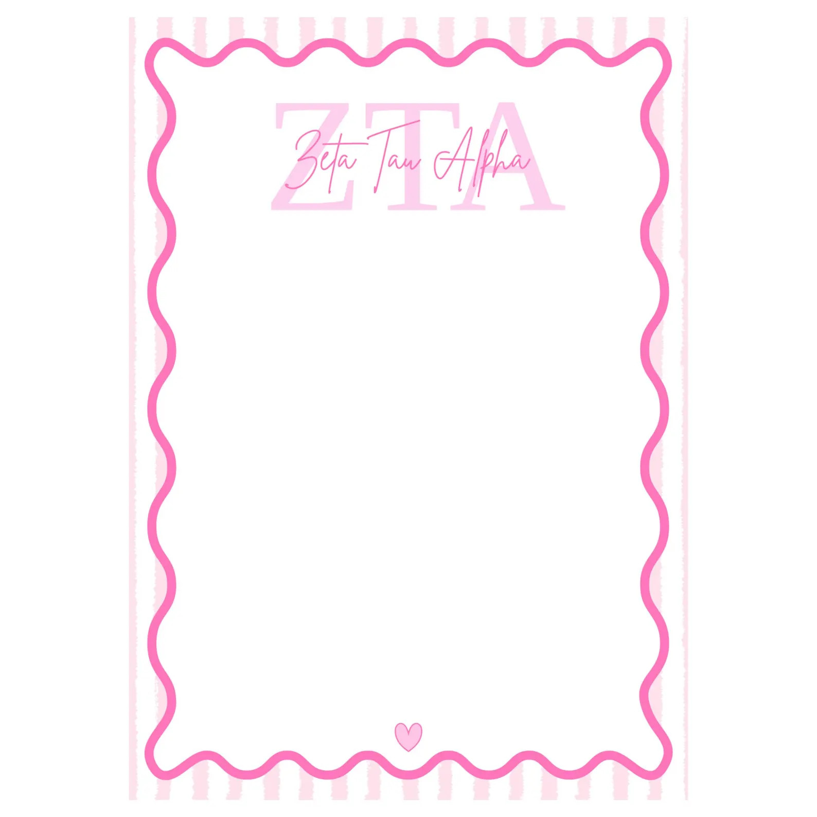Licensed Sorority Notepad - Party with Mal Notepad - Bid Day Gift | Etsy (Global)