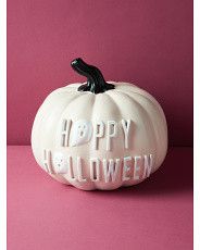 12in Happy Halloween Pumpkin Decor | HomeGoods