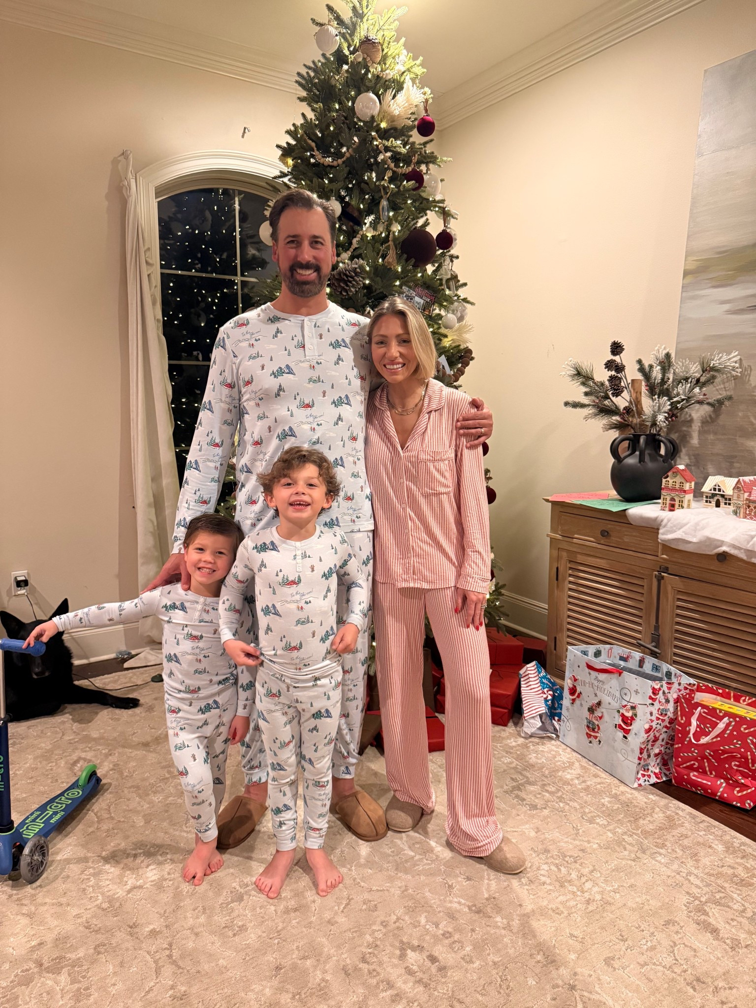 Christmas pjs all from target 
I am wearing XS