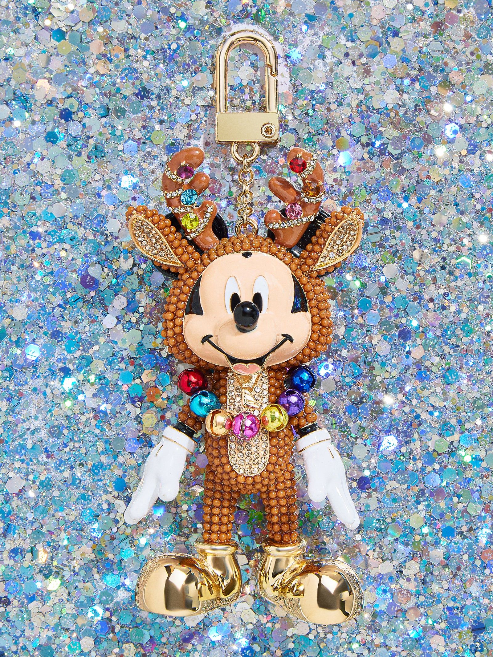 Mickey Mouse Reindeer Disney Bag Charm - Mickey Mouse Reindeer | BaubleBar (US)