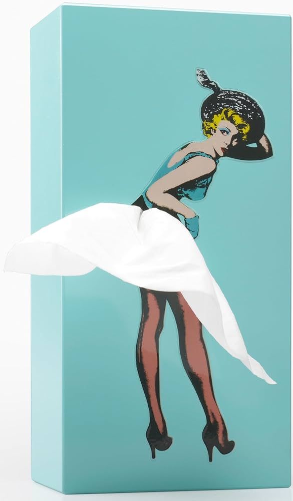 Flying Skirt Tissue Box (The Original Museum Featured Tissue Holder) - Charming Vintage Pop Art, ... | Amazon (US)
