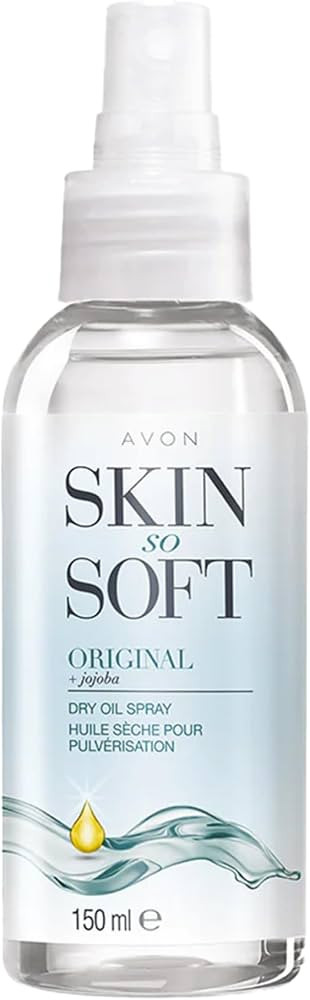 Avon Skin So Soft Dry Oil Spray 150ml | Locks in Moisture | Formulated with Jojoba Oil and Vitami... | Amazon (UK)