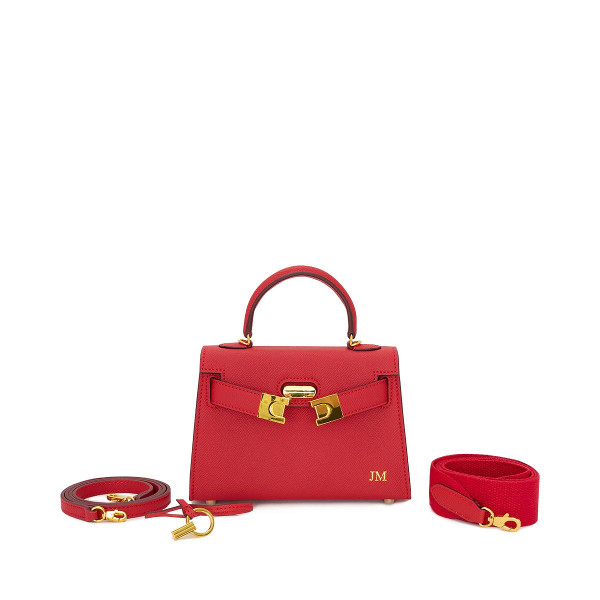 Lily and Bean Evie Leather Bag Red | Lily and Bean