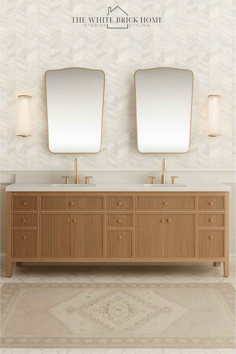 If you are looking for a timeless blend in a bathroom, try mixing warm wood tones, soft marble, and brass accents to create a spa like vanity look. 

❤️❤️

Bath, bathroom, bathroom decor c bathroom finishes, bathroom vanity, bathroom mirror, bathroom lighting, bathroom mirror, bathroom flooring, bath mat, bathroom runner, bathroom decor, bathroom ideas, primary bathroom, bathroom design, bathroom tile, marble bathroom tile, bath, Wayfair, McGee and co 


#LTKSeasonal #LTKSaleAlert #LTKHome