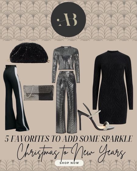 5 Favorites to add some sparkle Christmas to New Years. 
Add some sparkle to your everyday or add some wow to your NYE.  


#LTKHoliday #LTKSeasonal #LTKstyletip