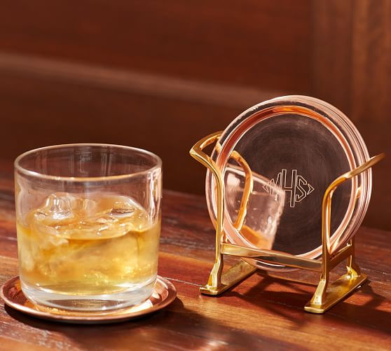 Copper Drink Coaster, Set of 6 | Pottery Barn (US)