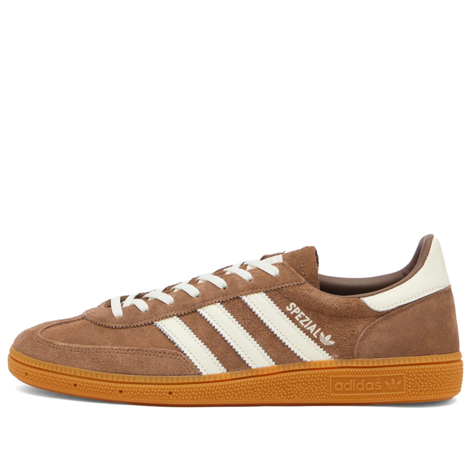 Adidas Handball Spezial Sneakers in Earth Strata/Off White/Gum, Size UK 7.5 | END. Clothing | END. Clothing