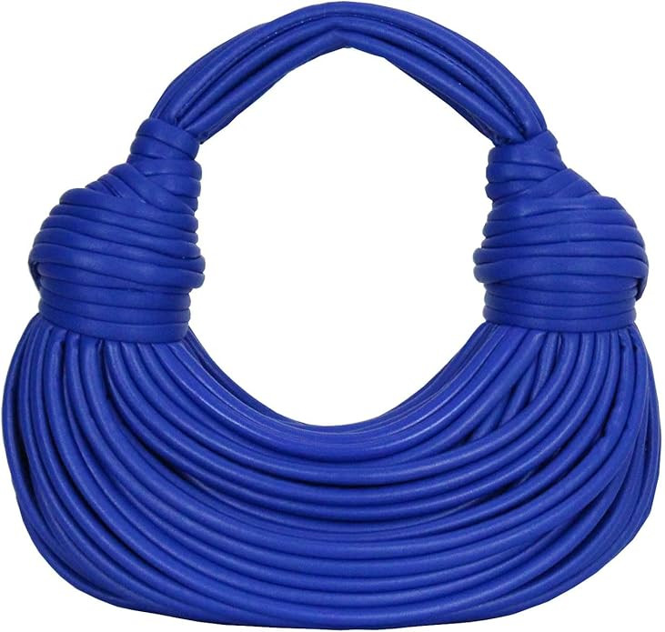 Women Purses and Handbags Hand-Woven Bread PU Leather Top Handle Satchel Shoulder Crossbody Creat... | Amazon (US)