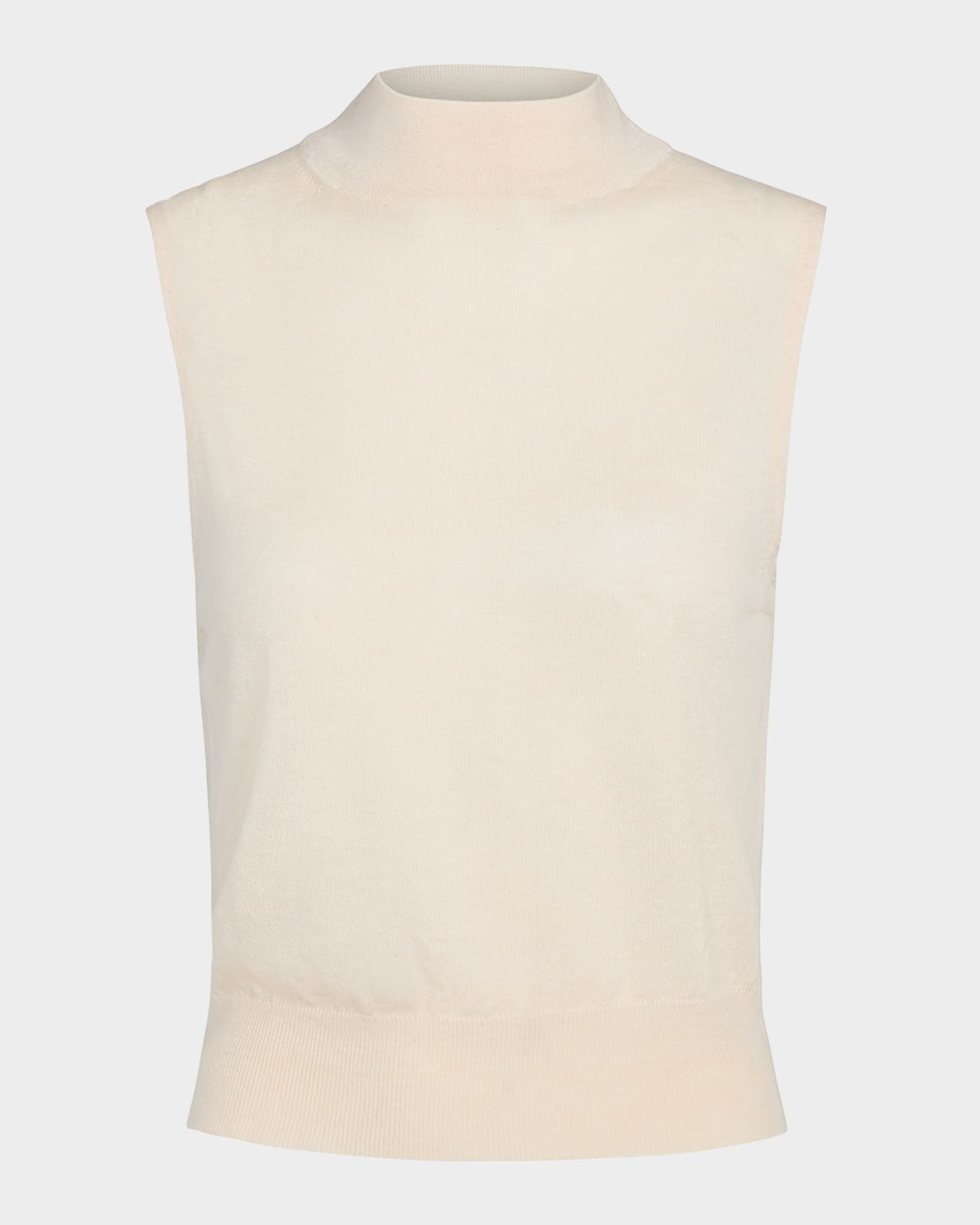 Sleeveless Mock-Neck Top | Neiman Marcus