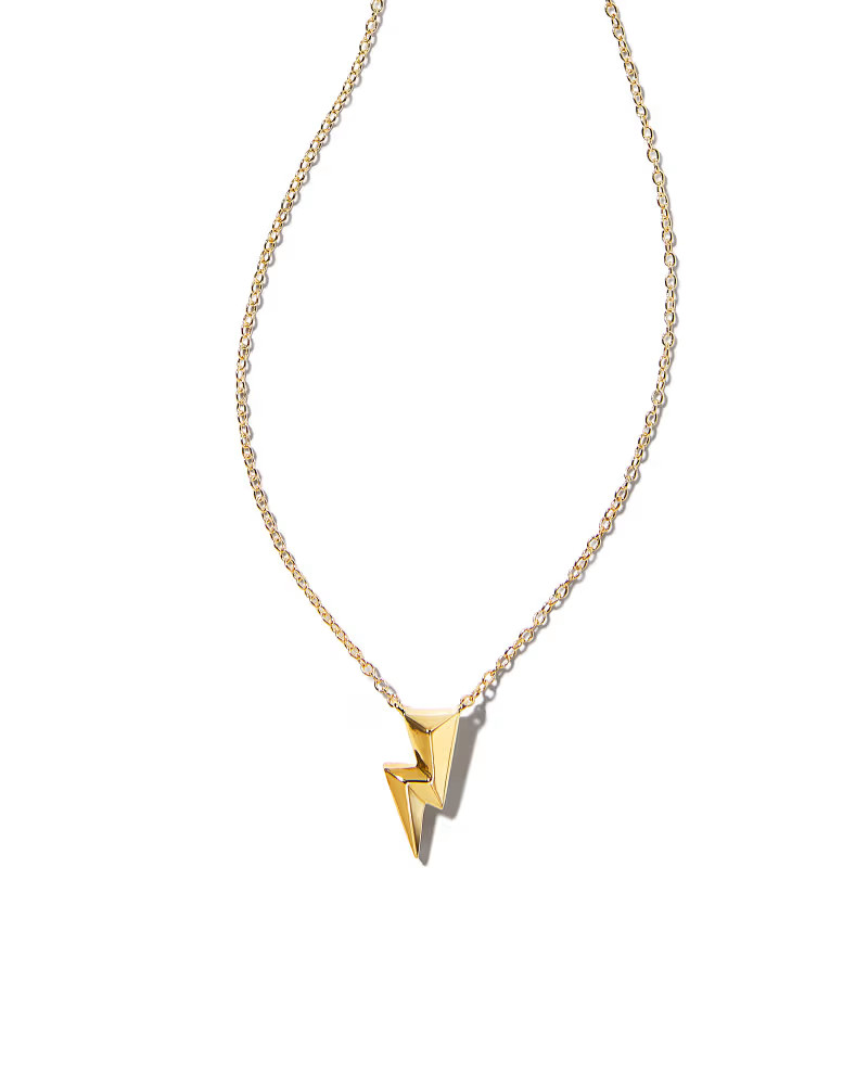 Bolt Pendant Necklace in Gold | Kendra Scott
