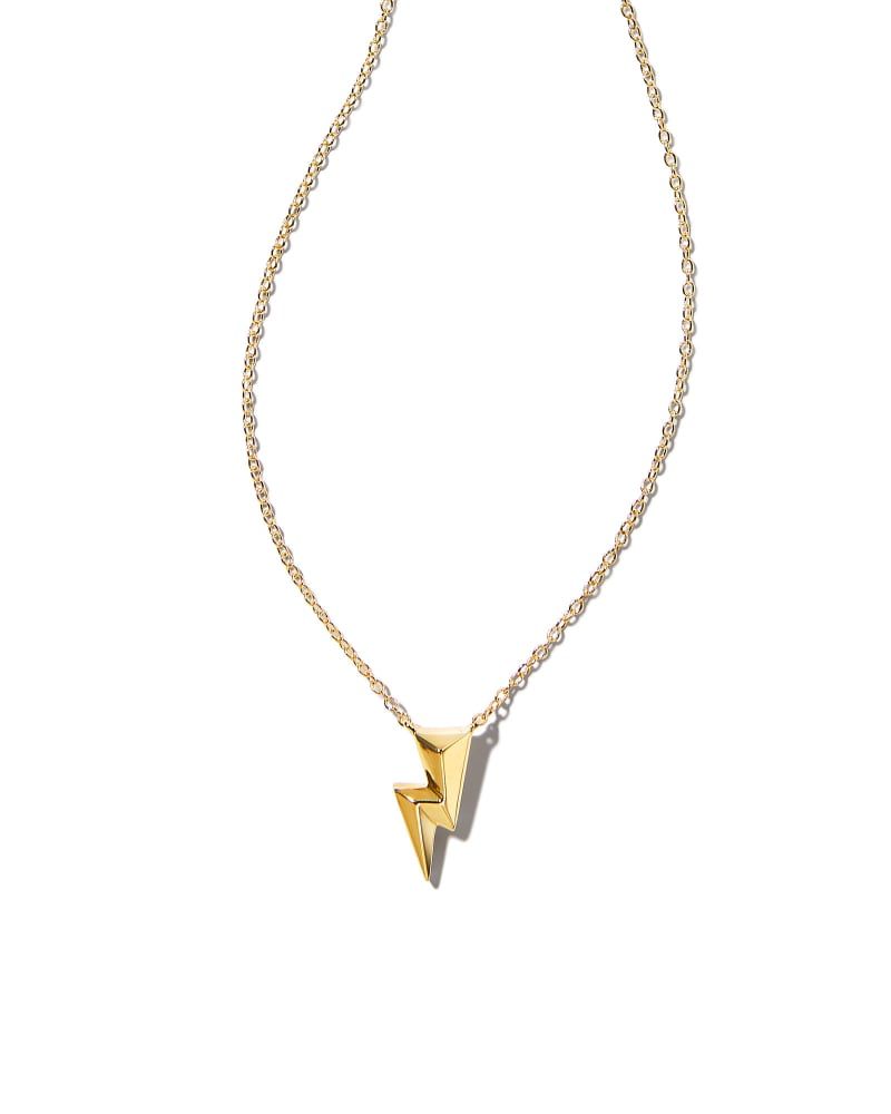 Bolt Pendant Necklace in Gold | Kendra Scott