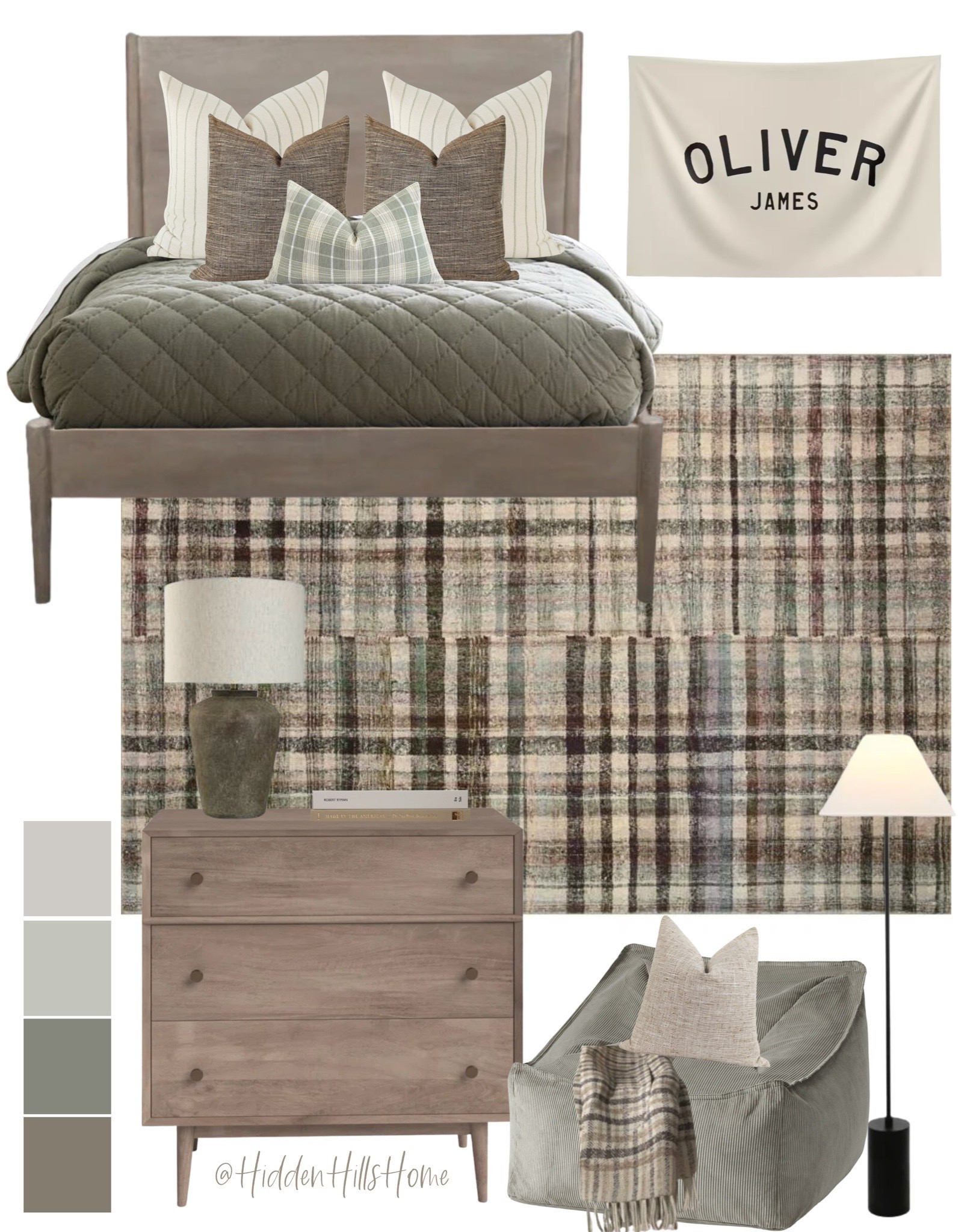 Boys bedroom decor mood board, masculine teen boys room ideas, teen boys room design, teenager bedroom #boysroom

#LTKHome #LTKSaleAlert #LTKKids