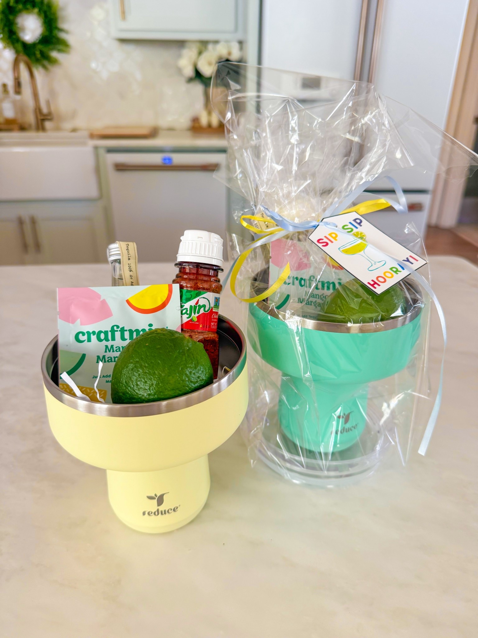 Margarita gift idea!! 🍋‍🟩

(Did you know Teacher Appreciation Day is May 5th this year?) 🪇



I’m obsessed with these margarita tumblers (bought one for myself too!) and they are so fun to fill with mini bottles and @craftmix packets for the cutest gift! 

#giftbasket #cincodemayo #teacherappreciationday #teachergift #margarita @reduceeveryday @casamigos