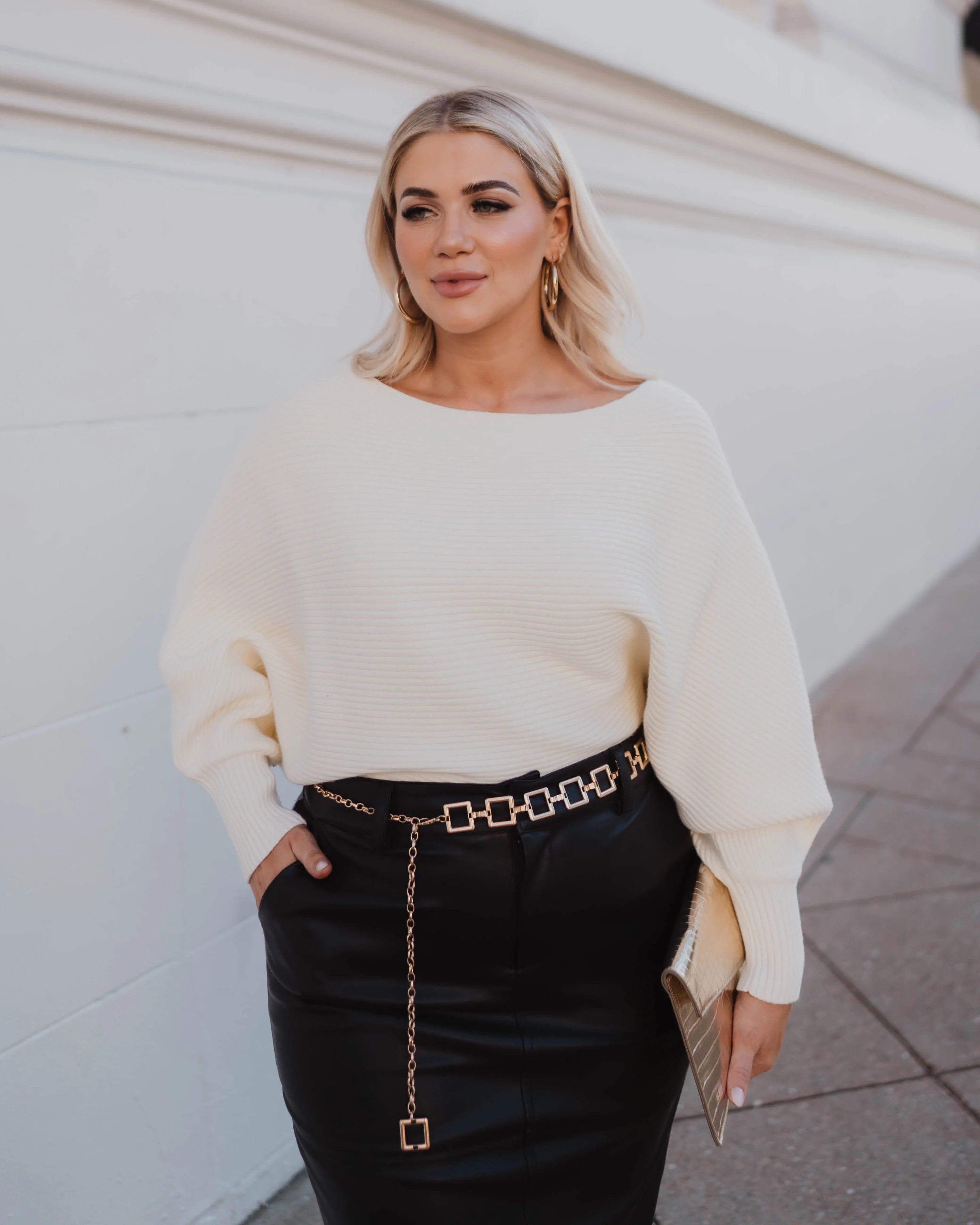 Normandie Knit Boat Neck Pullover Sweater | VICI