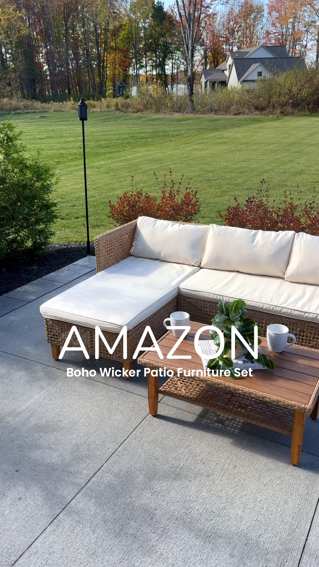 Loving this boho wicker patio set! The acacia wood legs and woven detail make it perfect for any patio, deck, or sunroom! Comes in beige or blue + has a storage table too!

#patioset #outdoorliving #bohostyle #ltkhome #ltkfinds #outdoorfurniture #patioinspo #sophiaandwilliam

#LTKHome