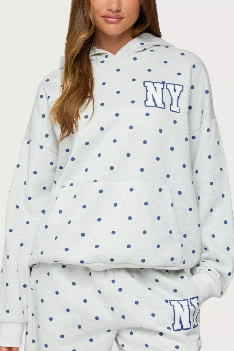 Edikted Ny Babe Polka Dot Hoodie | Urban Outfitters (US and RoW)