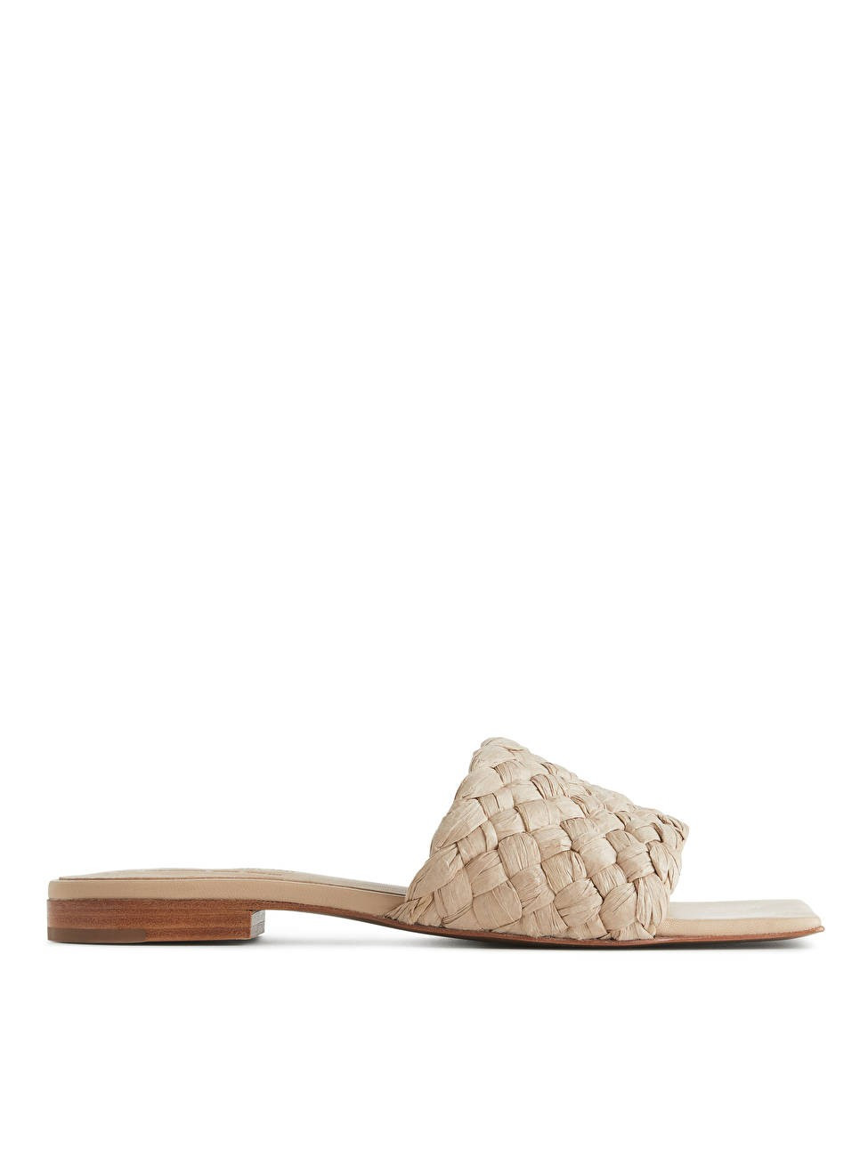Braided Straw Slides | ARKET (US&UK)