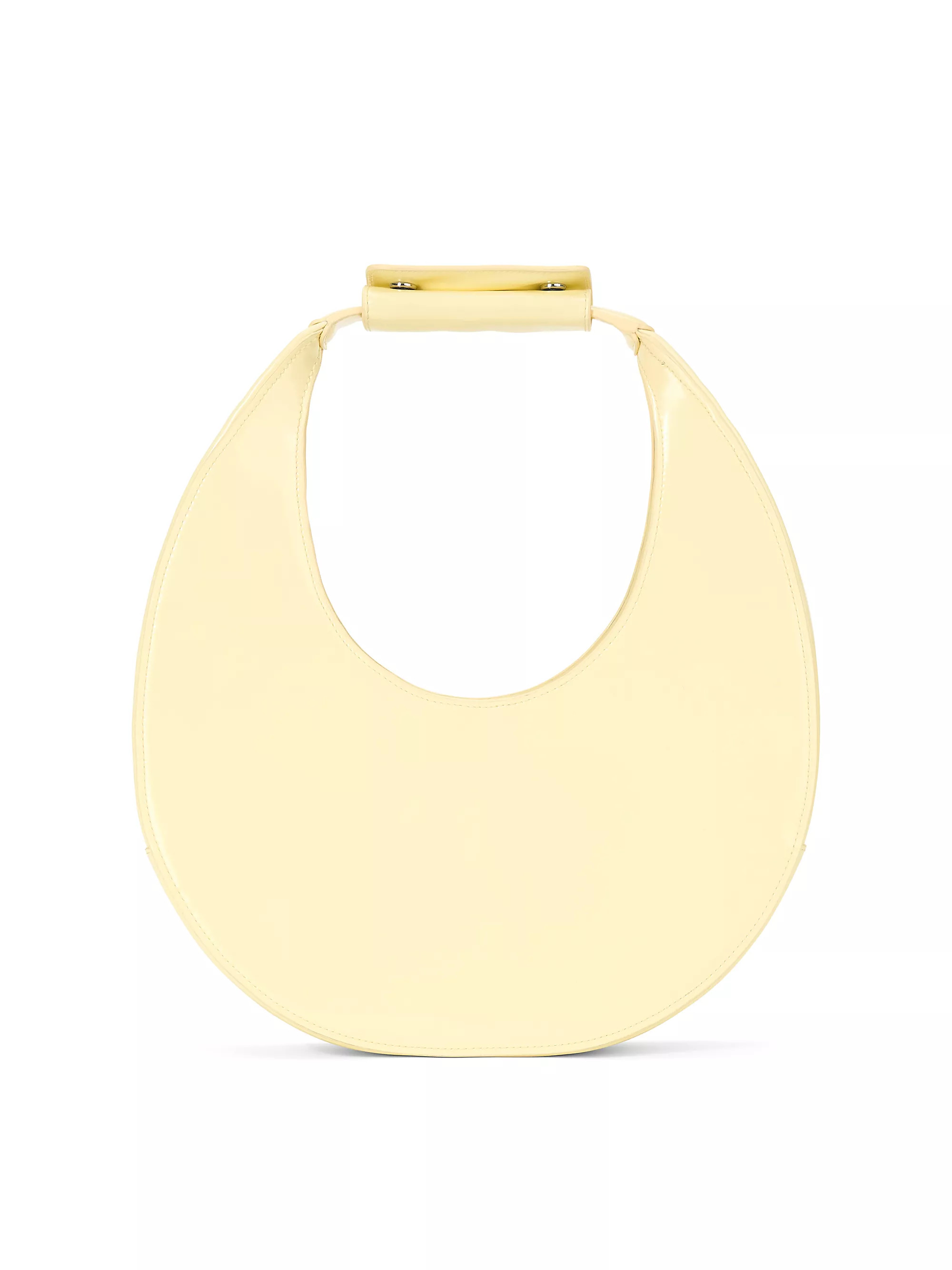 Shop Staud Moon Leather Shoulder Bag | Saks Fifth Avenue | Saks Fifth Avenue