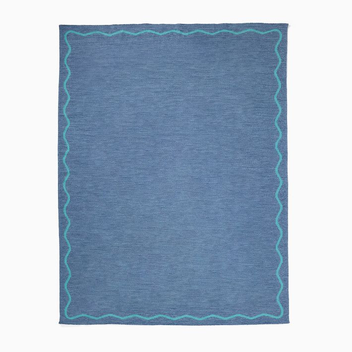 RHODE Melange Scallop Rug | West Elm (US)