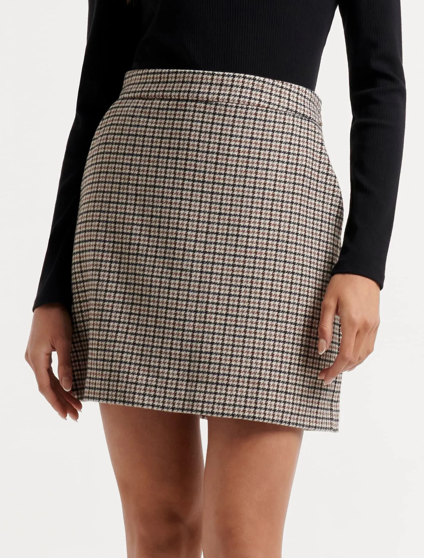 Hanna Check Mini Skirt | Ever New (CA)