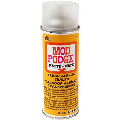 Mod Podge Clear Acrylic Sealer, 12 ounce, Matte 12 ounce | Walmart (US)