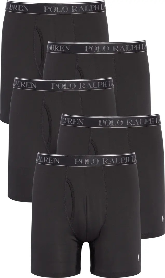 5-Pack Microfiber Boxer Briefs | Nordstrom