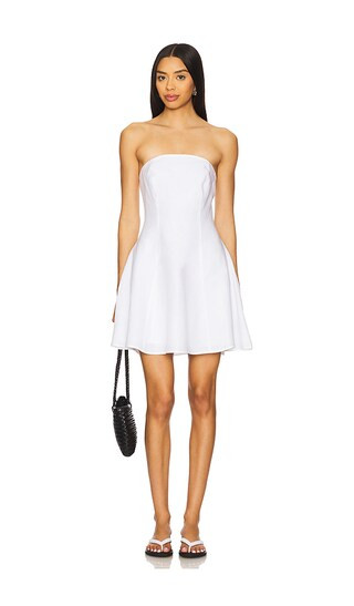Favorite Daughter The Favorite Mini Linen Dress in White. - size 2 | Revolve Clothing (Global)