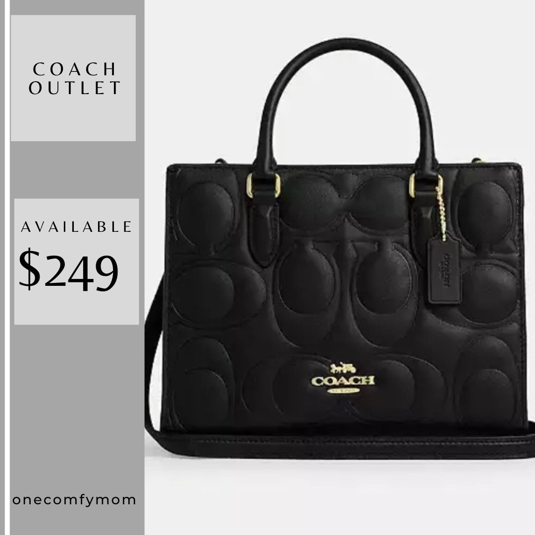 Small Maggie Tote in Signature Leather from Coach Outlet is Available!

