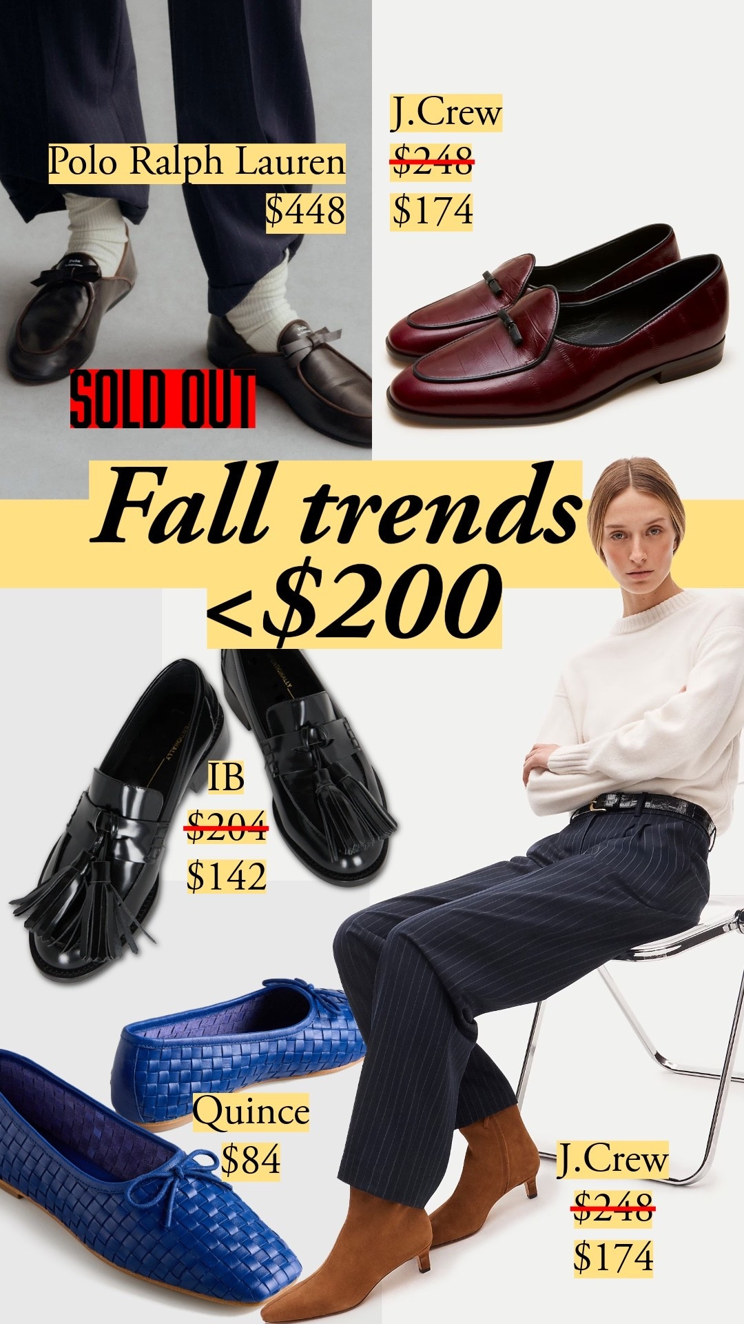 30% off for J.Crew Gold & cardmembers, and I'll keep you posted on more sales. Size down in Massimo Dutti if you're in the US - I'm 38.5 and get 38, which is a 39 Euro. The Quince Italian Suede Penny loafer is very comfortable, so I'm including its cousin with the tassel. I have the tassel loafers from Black Suede Studio, so it's a moment that I support. I'm also including a Stuart Weitzman loafer that's 33% off at the bottom.