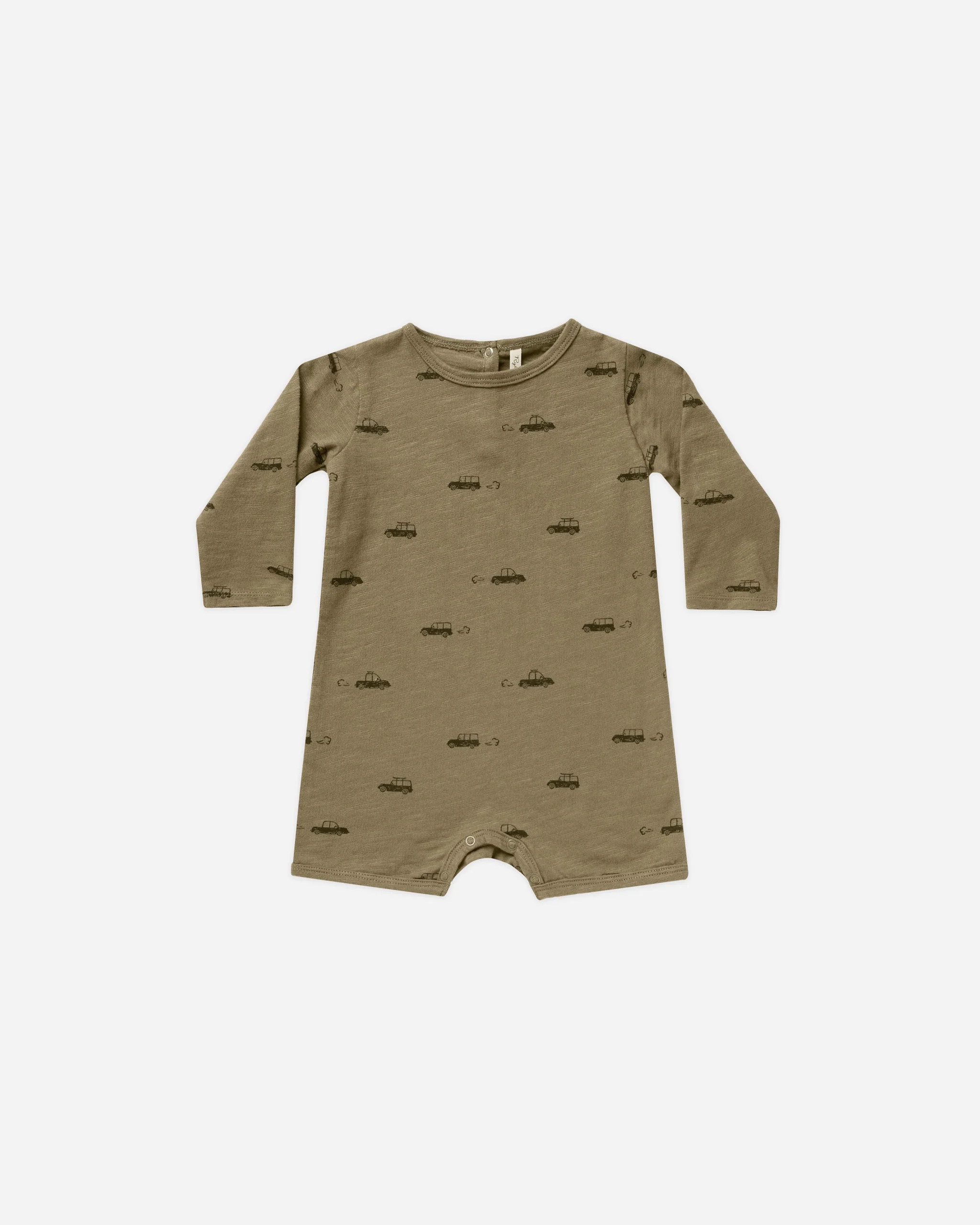 Long Sleeve Dash Romper || Cars | Rylee + Cru