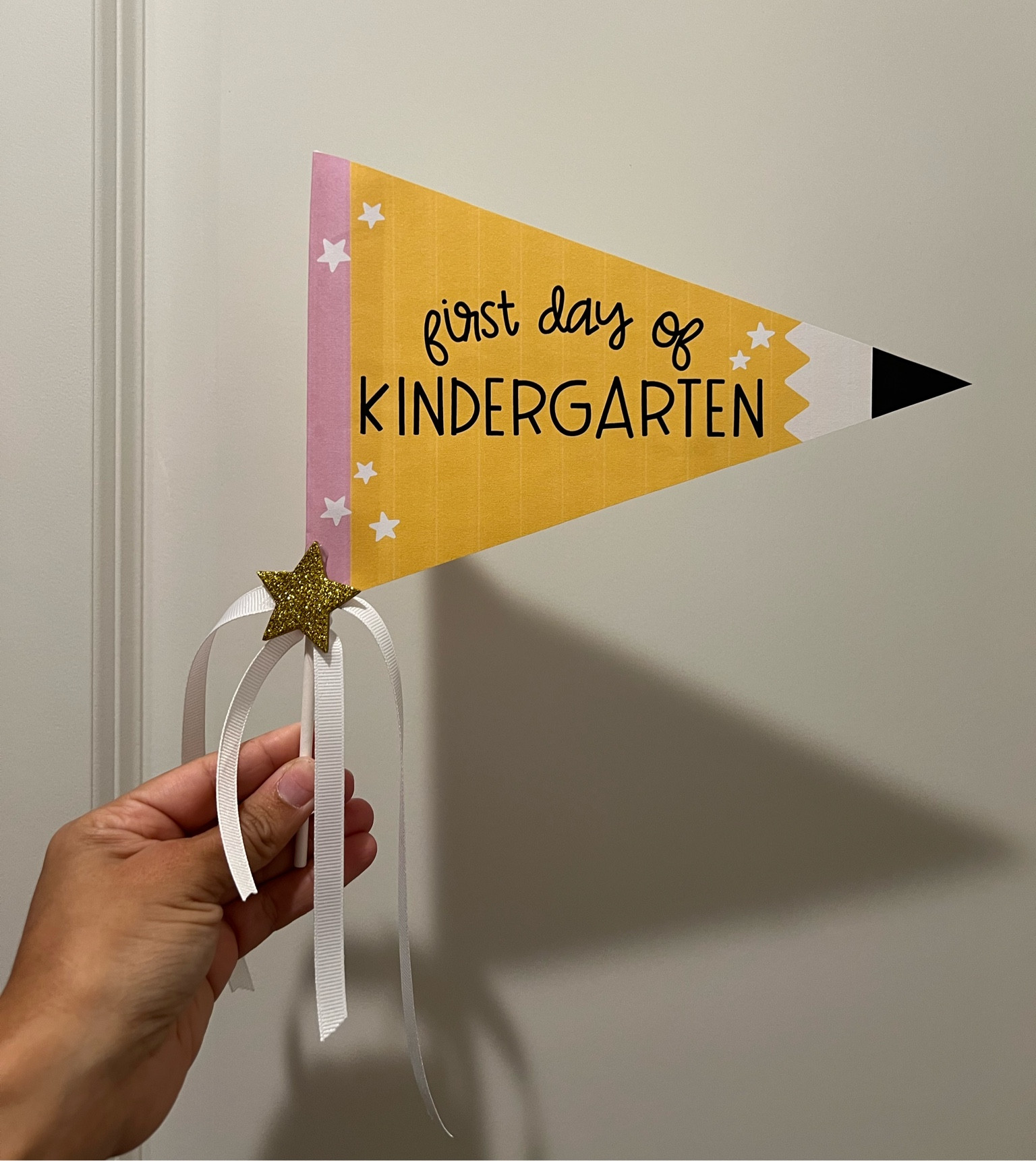 DIY back to school flag! So cute for first day pictures ✏️🍎📓

#LTKBacktoSchool #LTKFamily #LTKKids