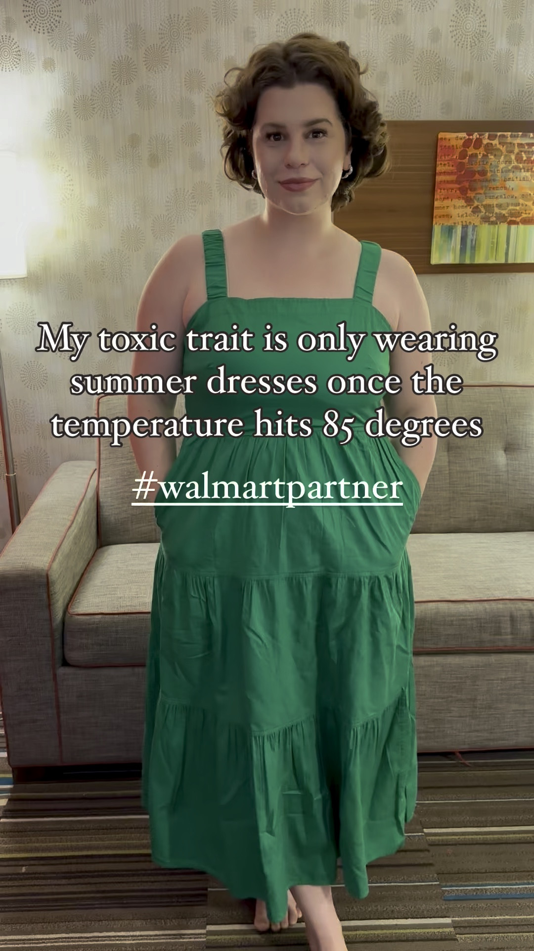 The prettiest summer dresses, most under $12! Wearing a large with room in the bust in the green & a medium in the other 3. #walmartpartner #walmartfashion @walmart @walmartfashion

#LTKMidsize #LTKStyleTip #LTKVideo