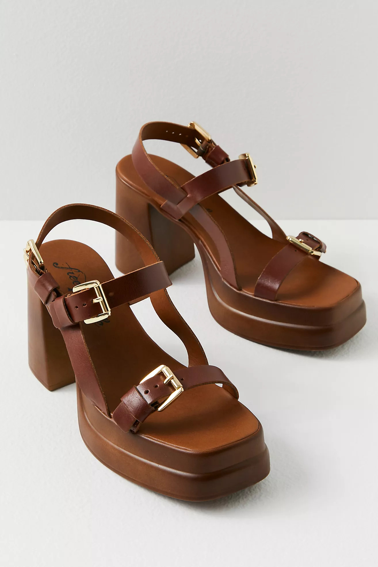 Pamela Double Stack Platform Heels | Free People (Global - UK&FR Excluded)