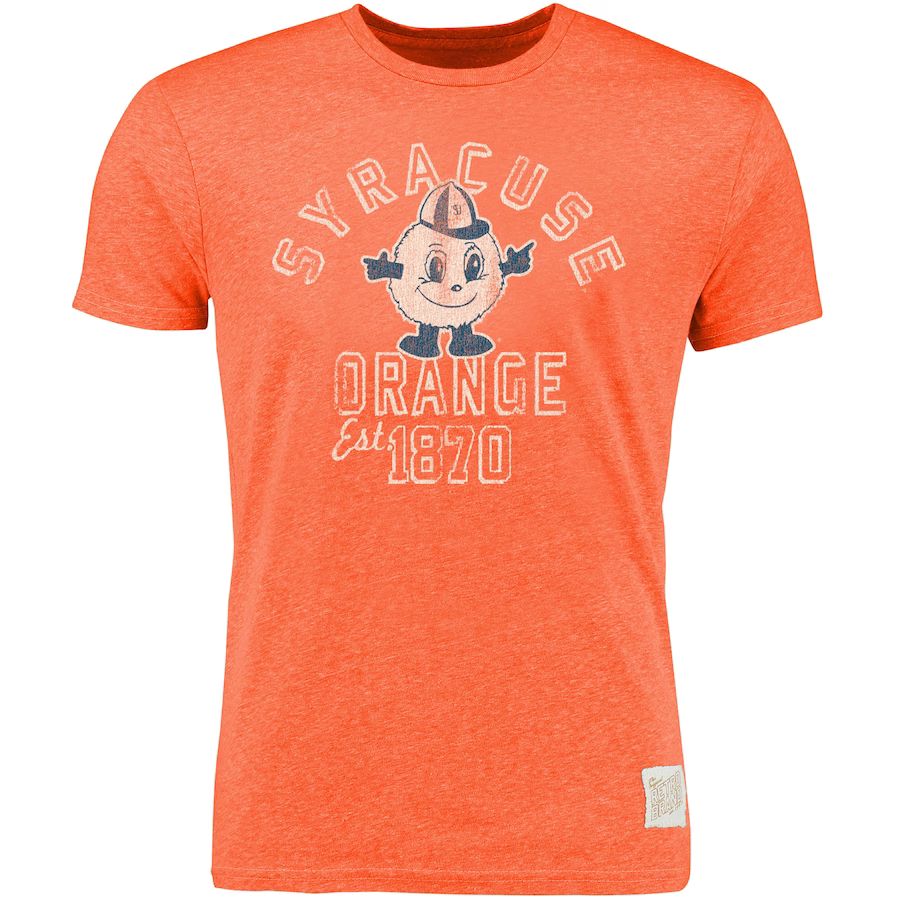 Syracuse Orange Original Retro Brand Vintage Tri-Blend T-Shirt - Heather Orange | Fanatics