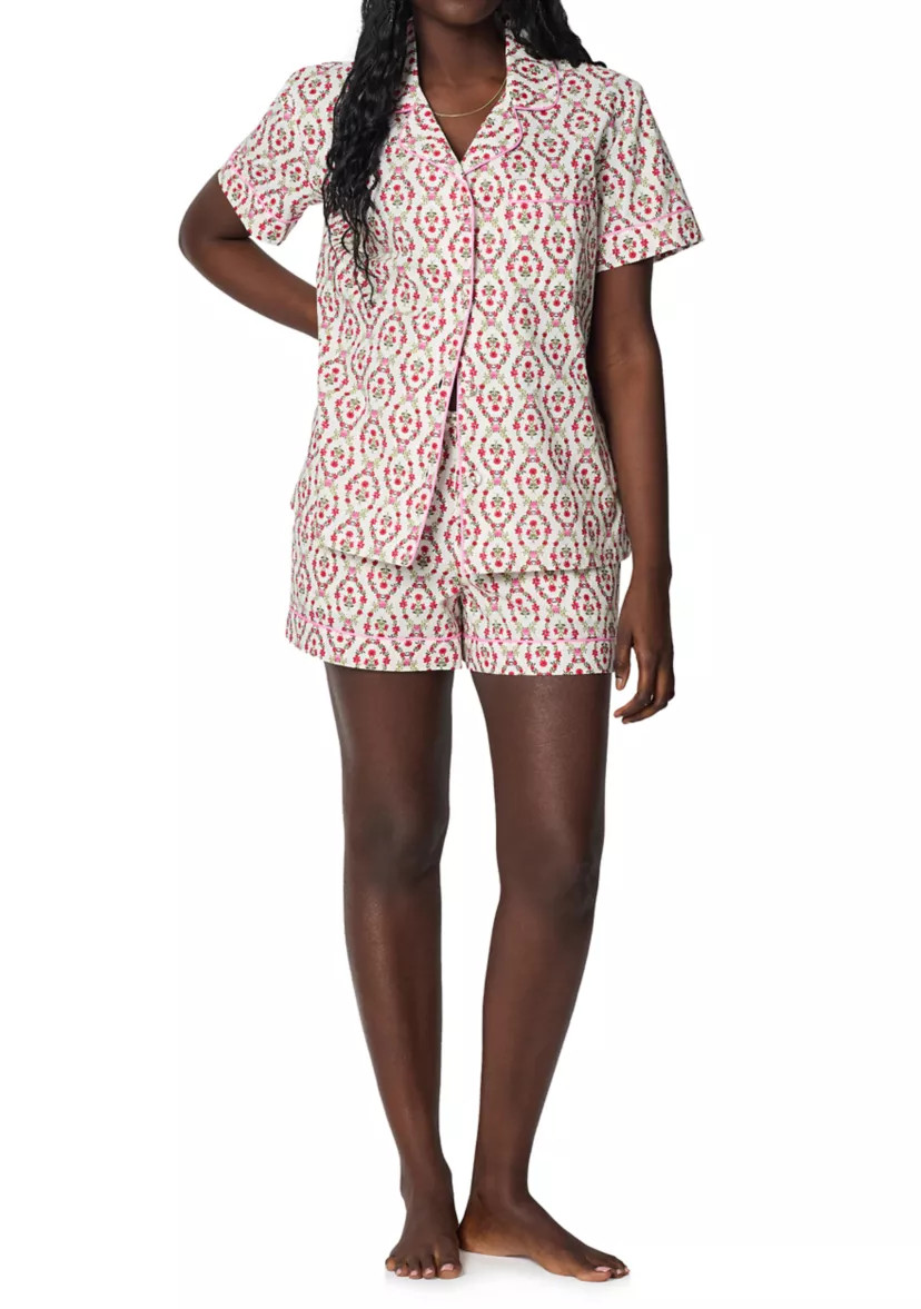 Women's Short Sleeve Shorts Set | Belk