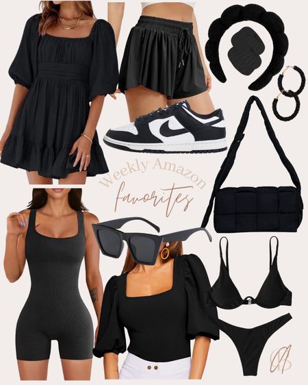 New amazon favorites - black edition! 

Athletic 
Black dress
Black bikini 
Nike 


#LTKunder50 #LTKstyletip #LTKSeasonal
