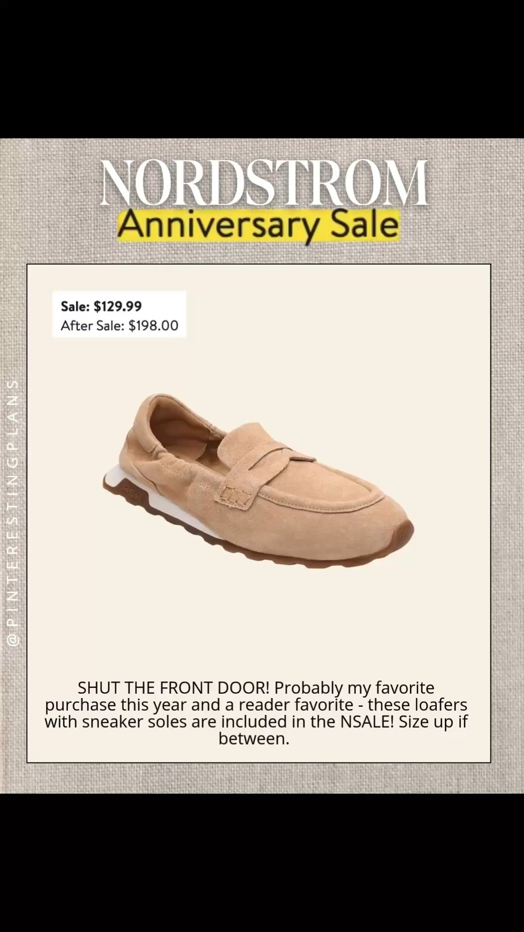 SHUT THE FRONT DOOR! Probably my favorite purchase this year and a reader favorite - these loafers with sneaker soles are included in the NSALE! Size up if between.

#LTKootd #LTKSeasonal #LTKSaleAlert